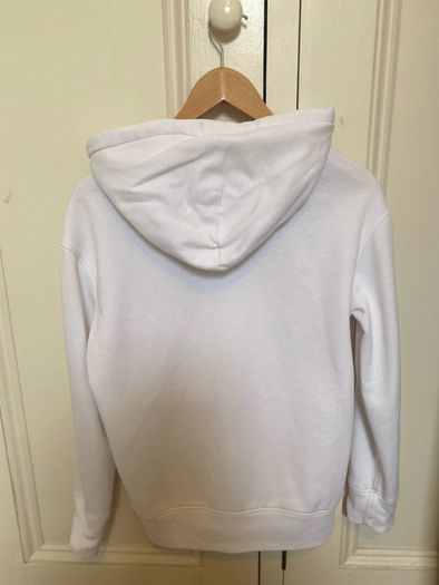 Mens Hollister White Hoodie - Size XXS