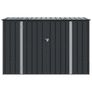 Garden Storage Box Black 214 x 82 x 132 cm Steel Image 4