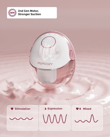 Momcozy Mobile Style M6 Hands Free Slim Breast Pump