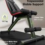 Adjustable Bench, Utility Weight Bench with 8 Position Adjustable Backrest/3 Position Adjustable Footrest, 318 kg Weight Capacity, Foldable Workout Bench with 90 Angle for Home Gym Image 4