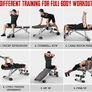 Weight Bench, 660LB/300KG Adjustable Foldable Strength Training Bench, Utility Incline Decline Bench for Full Body Workout- Integrated Structure Updated Image 5