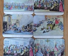 Comforts of Bath - Thomas Rowlandson 12 Place Mats