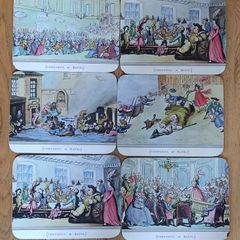 Comforts of Bath - Thomas Rowlandson 12 Place Mats