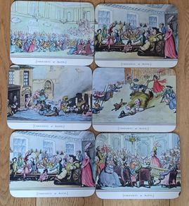 Comforts of Bath - Thomas Rowlandson 12 Place Mats