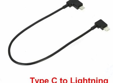 Type C to 8 pin iPhone Mutual Charging Cable for DJI Mavic Air 2 iPhone 11 XR 12