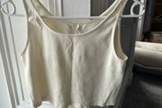 Cream Crop Top UK12