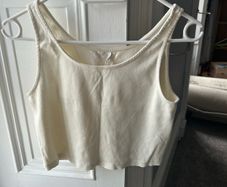 Cream Crop Top UK12