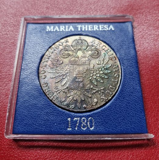 Austria  Silver 1 Thaler - Maria Theresia 1780 SF  Silver .833 Coin Restrike