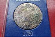 Austria  Silver 1 Thaler - Maria Theresia 1780 SF  Silver .833 Coin Restrike