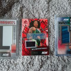 AEW Willow Nightingale Auto Card Lot