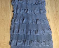 Grey Ruffle Dress BNWT