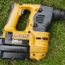 Dewalt DC222 SDS Cordless Drill 24V With 2 Battery and Box  in working order Image 5