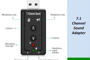 USB Virtual 7.1 Channel sound Adapter