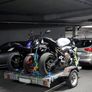 Galvanised 3-Bike Motorcycle Trailer - Strong & Ready to Use Image 4