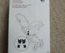 Bugaboo adaptors for Maxi Cosi carseats.