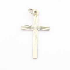 Sterling Silver Cross Charm Pendant