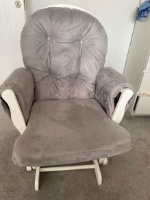 Babylo glider chair and footstool