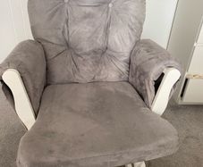 Babylo glider chair and footstool