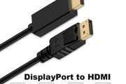 1.8M Display Port To HDMI Cable Converter Laptops/Pcs Compatible Dell/HP