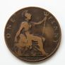 1903 Penny Edward VII bronze coin Image 2
