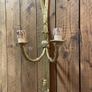 ON SALE ! Was 395 Now 330 !! Beautiful Pair of Large French Wall Lights Image 3