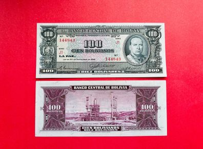 Bolivia. 100 BOLIVARES   1945  Pick 147 . ( Uncirculated )