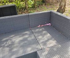 Outdoor Seating: L Shaped Couch