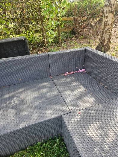 Outdoor Seating: L Shaped Couch