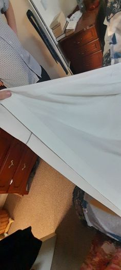 A pair of vintage embroidered curtains