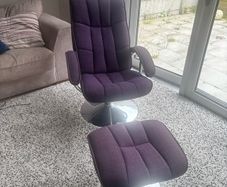 DFS Recliner seat and foot stool