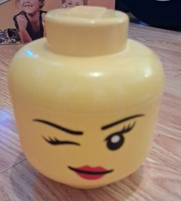 LEGO Storage Brick Head