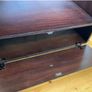 Rossmore Solid Mahogany TV Cabinet / Storage Unit on Castors Image 4