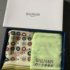 Balmain Paris Pair of Face Towels Made for Asian Market