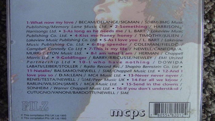 Shirley Bassey - Greatest Hits CD