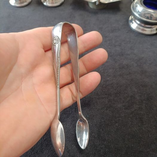 set of old silver-plated items