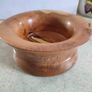 Beautiful  handmade wood turning. wood bowl has natural knot inside the bowl excellent condition Image 5