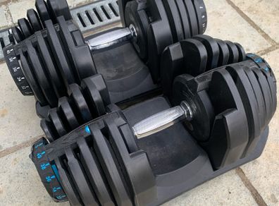 Adjustable Dumbbells 40kg (With Seat)