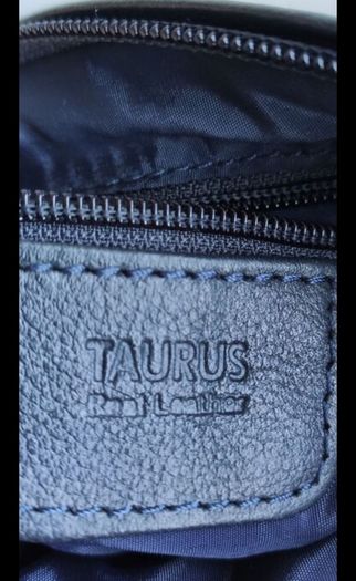 Taurus Real Leather Crossbody Bag - Triple Compartment