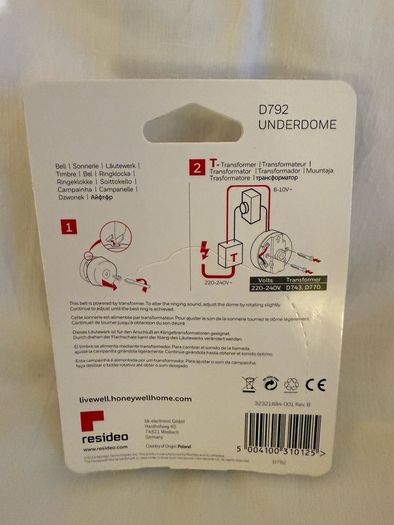Underdome doorbell brand new