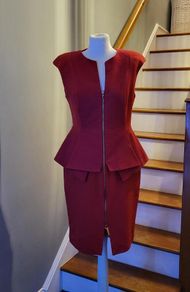 Ted Baker red fitted dress, Size 3