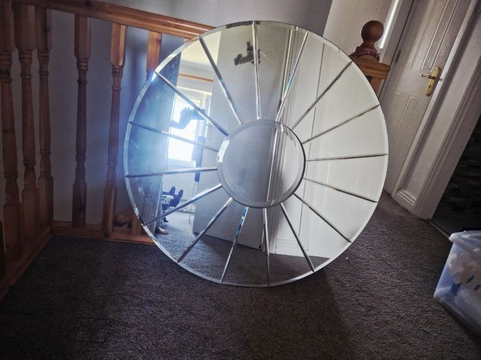 Big round mirror