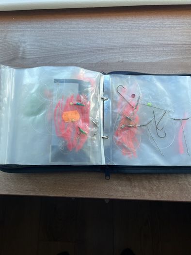 Loaded Abu Garcia Lure Wallet / Tackle Bag (With Lures, Jigs & Feathers)