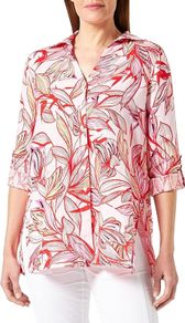 Gerry Weber Women's Blouse, Flowers, Purple/Pink/Red/Orange Print, Size S