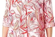 Gerry Weber Women's Blouse, Flowers, Purple/Pink/Red/Orange Print, Size S