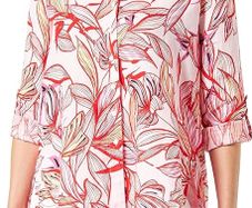 Gerry Weber Women's Blouse, Flowers, Purple/Pink/Red/Orange Print, Size S