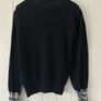 Wyse London black sequin cashmere cardigan Image 6