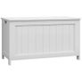 Storage Box, Storage Chest, Toy Trunk, MDF, 2 Handles, 81 x 40 x 46 cm, White Image 5