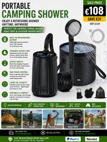 Camping Shower Kit