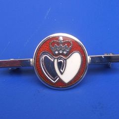 NBTS (National Blood Transfusion Service UK) - a "silver" blood donor badge awarded on the 25th donation (c.1980s)