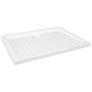 Shower Base Tray with Dots White 90x70x4 cm Image 2